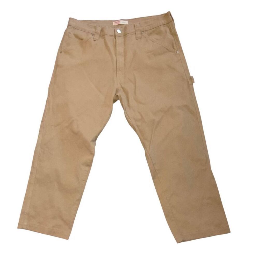 Levi's Levi Strauss Carpenter khaki workwear pants Size 38/30 Signature
